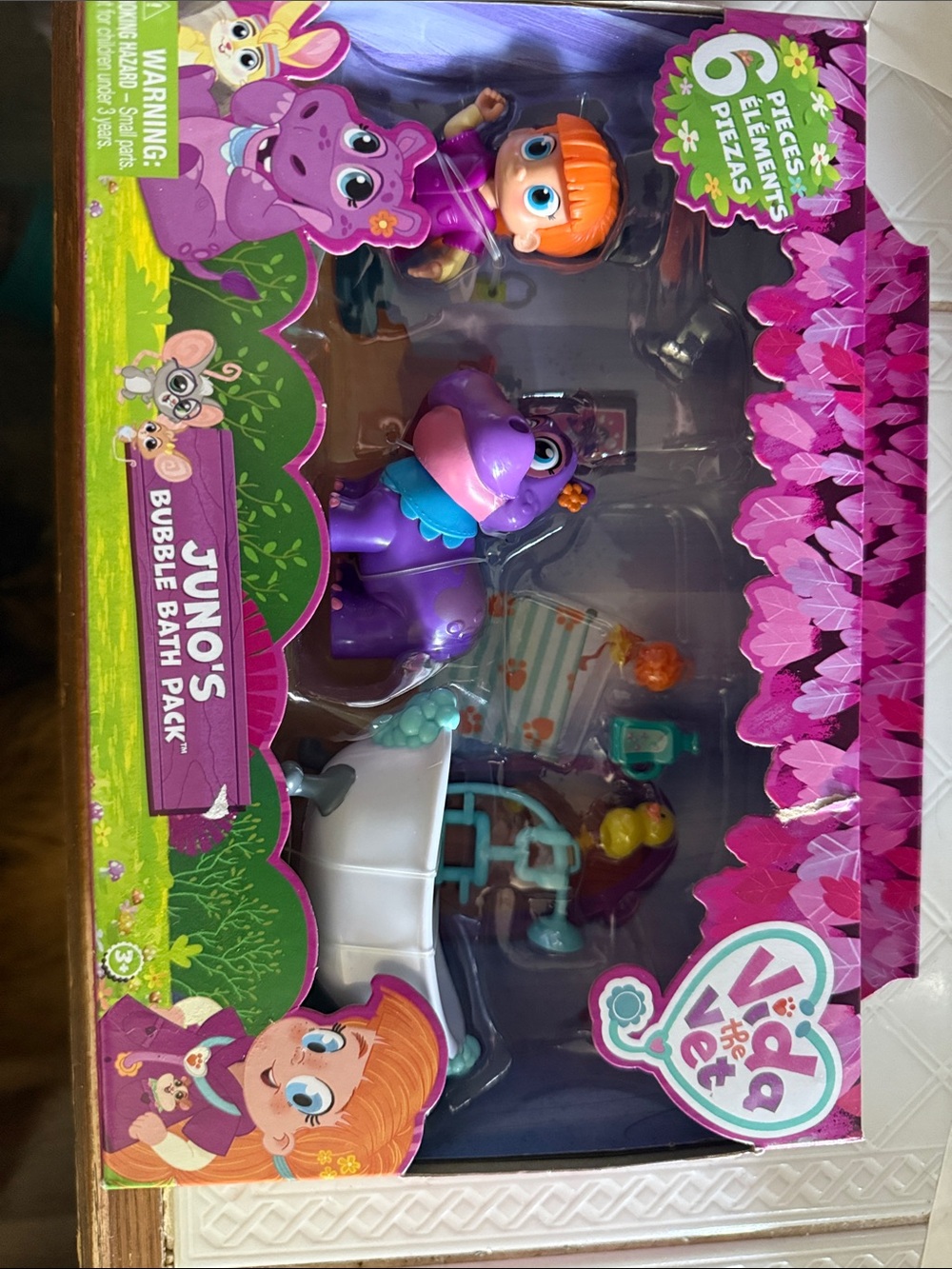 Netflix Vinda Vet Juno Bubble Bath Playset - Purple & Orange
